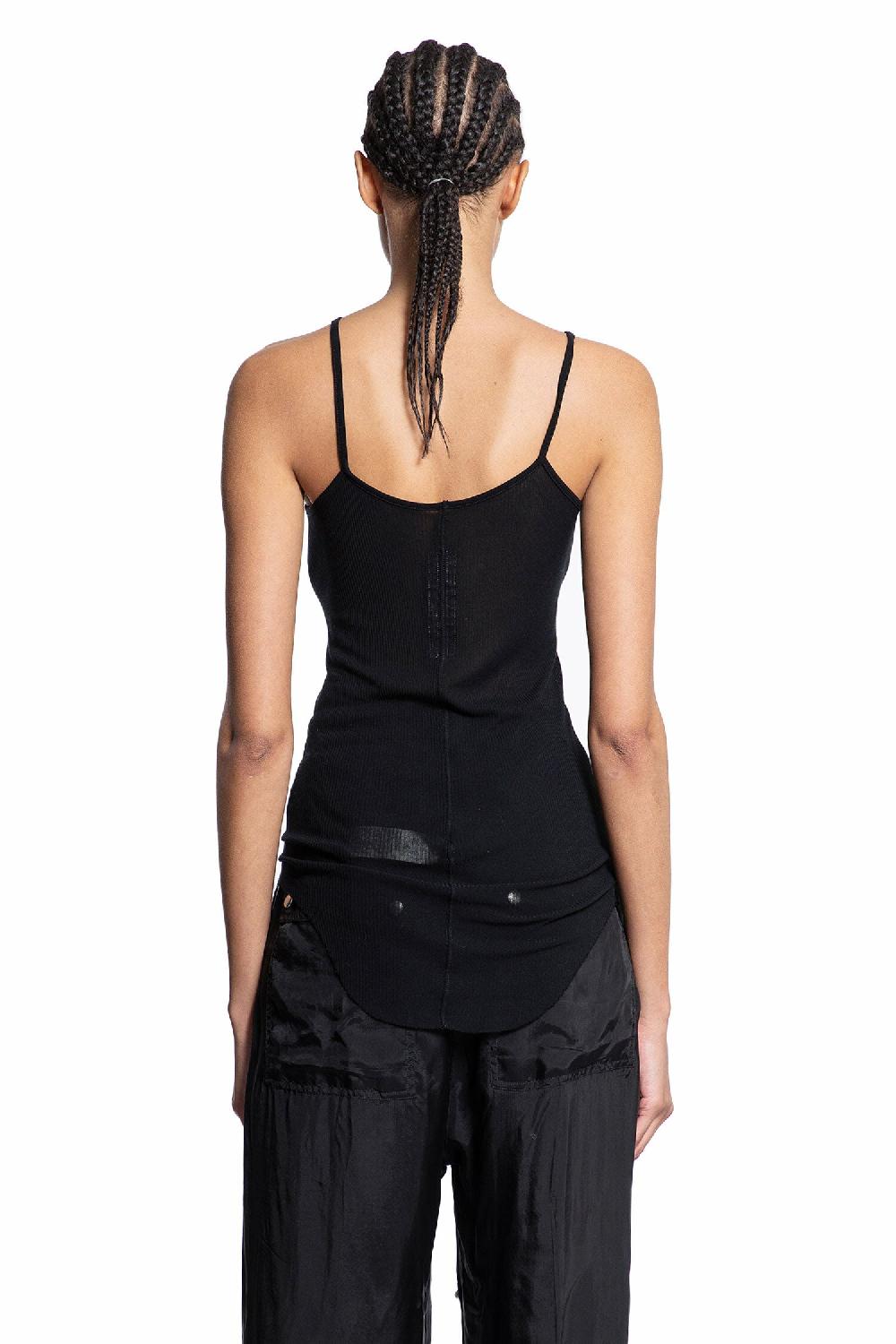Antonioli RICK OWENS WOMAN BLACK T-SHIRTS & TANK TOPS