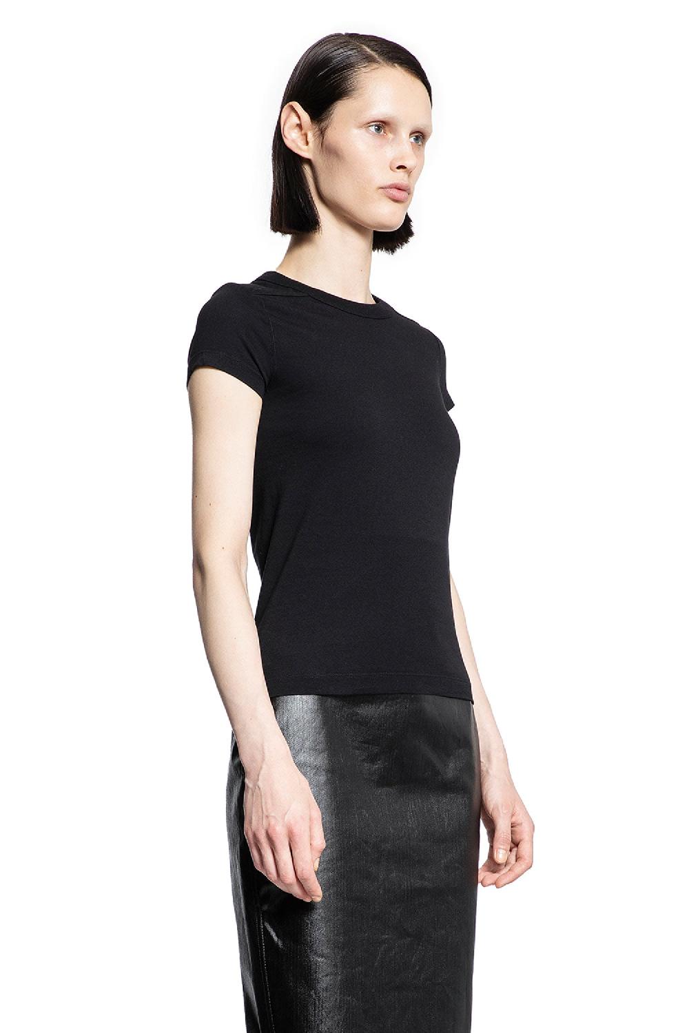 Antonioli RICK OWENS WOMAN BLACK T-SHIRTS & TANK TOPS