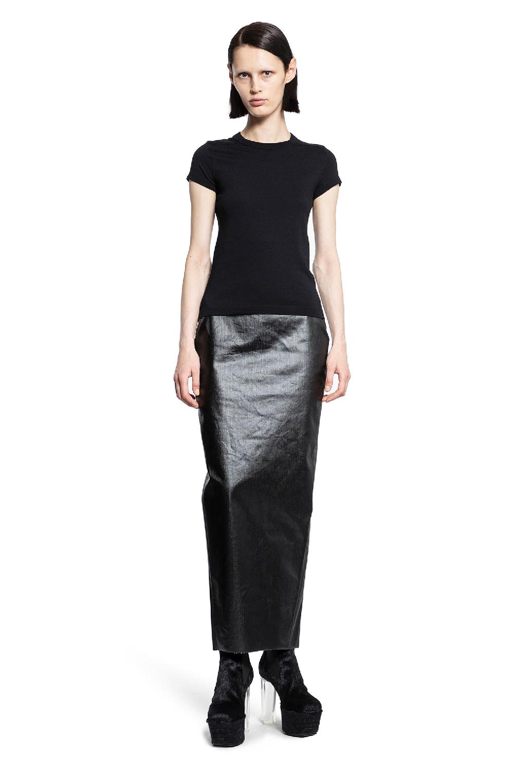 Antonioli RICK OWENS WOMAN BLACK T-SHIRTS & TANK TOPS