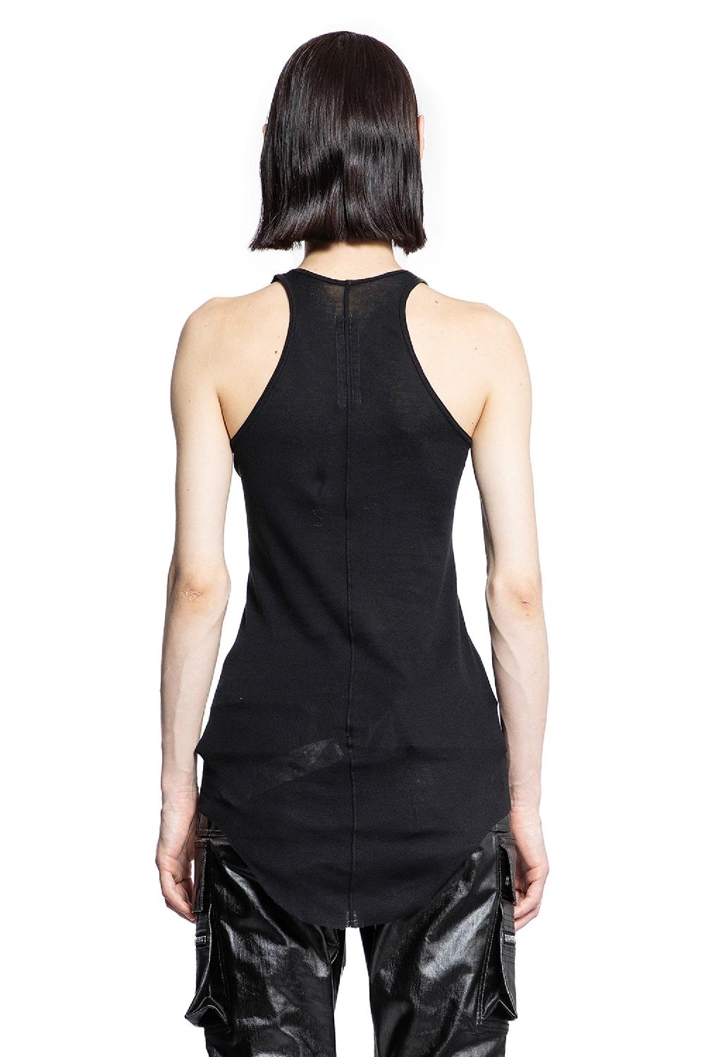 Antonioli RICK OWENS WOMAN BLACK T-SHIRTS & TANK TOPS