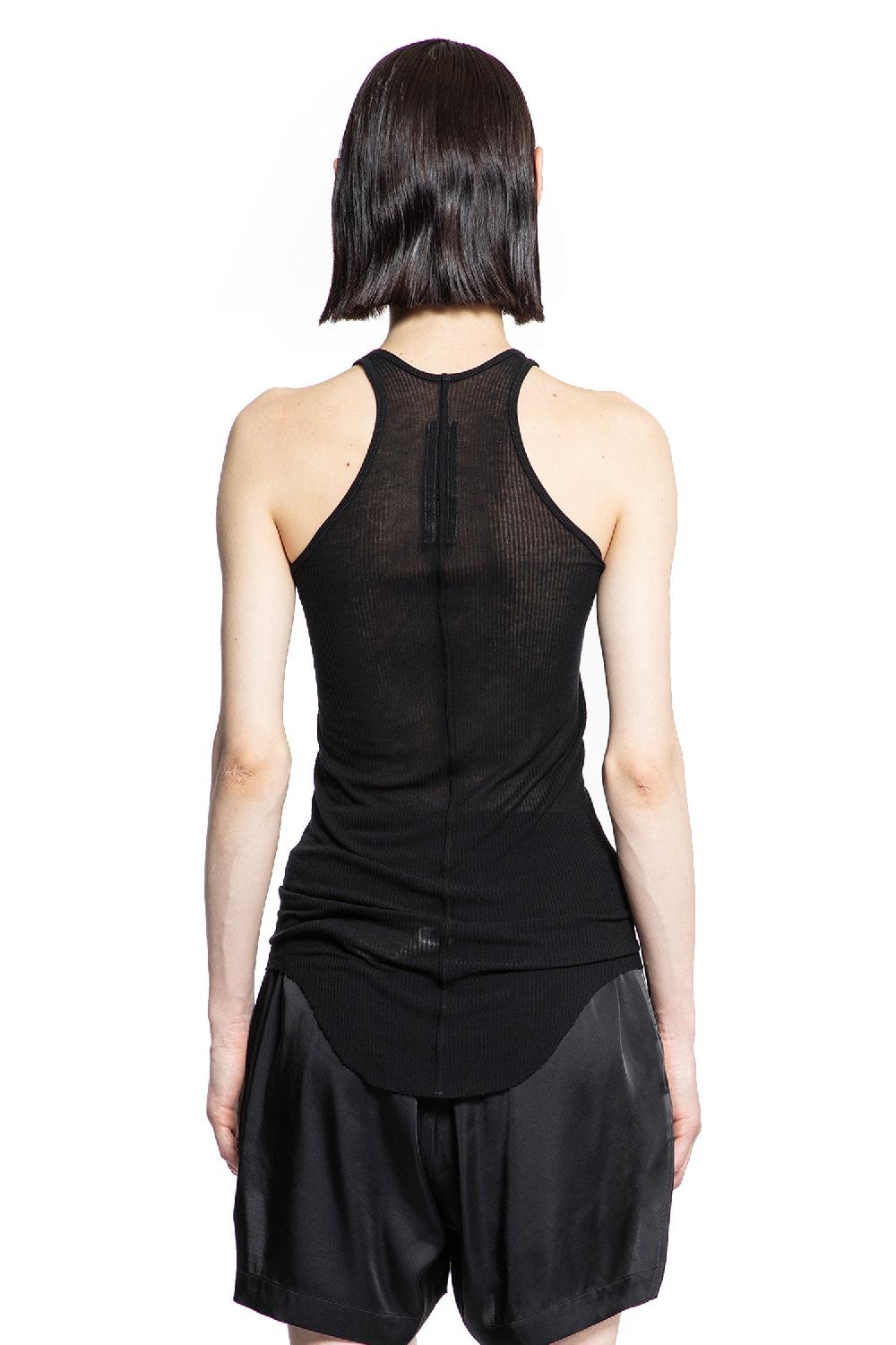Antonioli RICK OWENS WOMAN BLACK T-SHIRTS & TANK TOPS