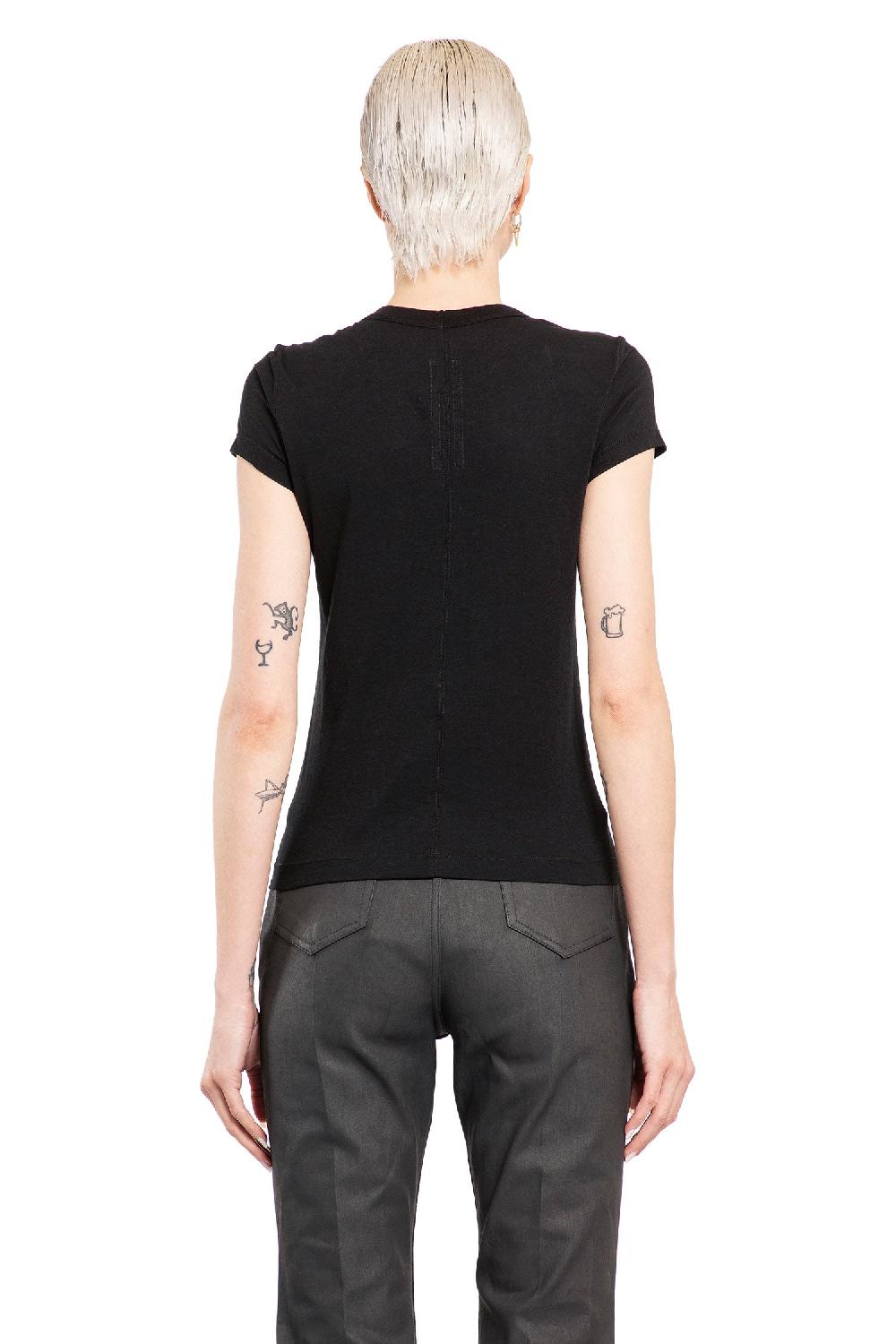 Antonioli RICK OWENS WOMAN BLACK T-SHIRTS & TANK TOPS