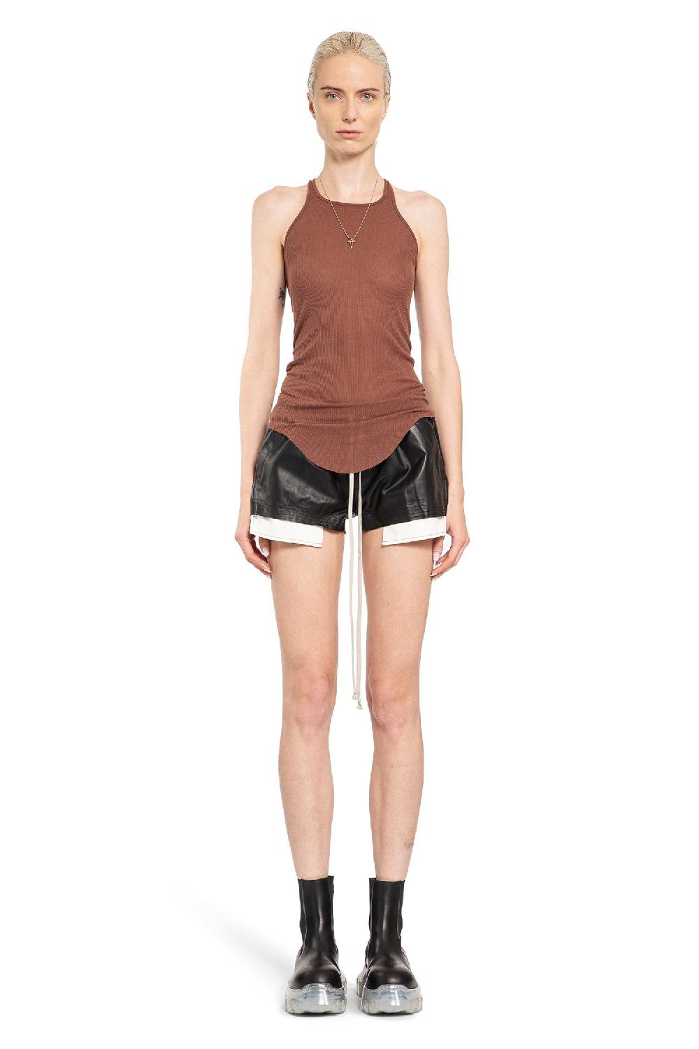 Antonioli RICK OWENS WOMAN BROWN T-SHIRTS & TANK TOPS
