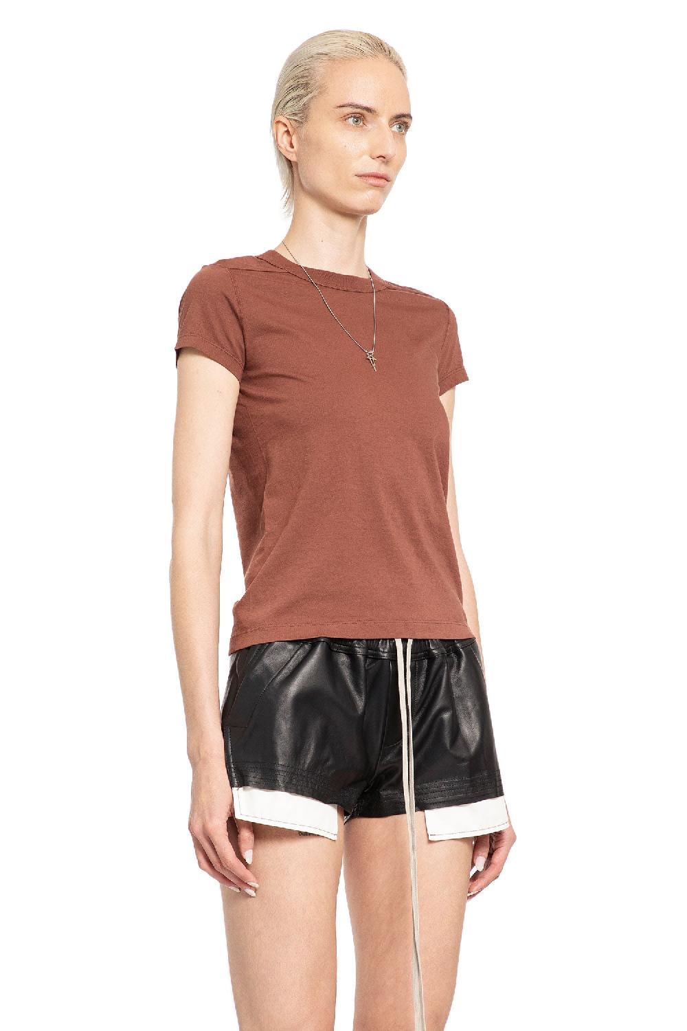 Antonioli RICK OWENS WOMAN BROWN T-SHIRTS & TANK TOPS