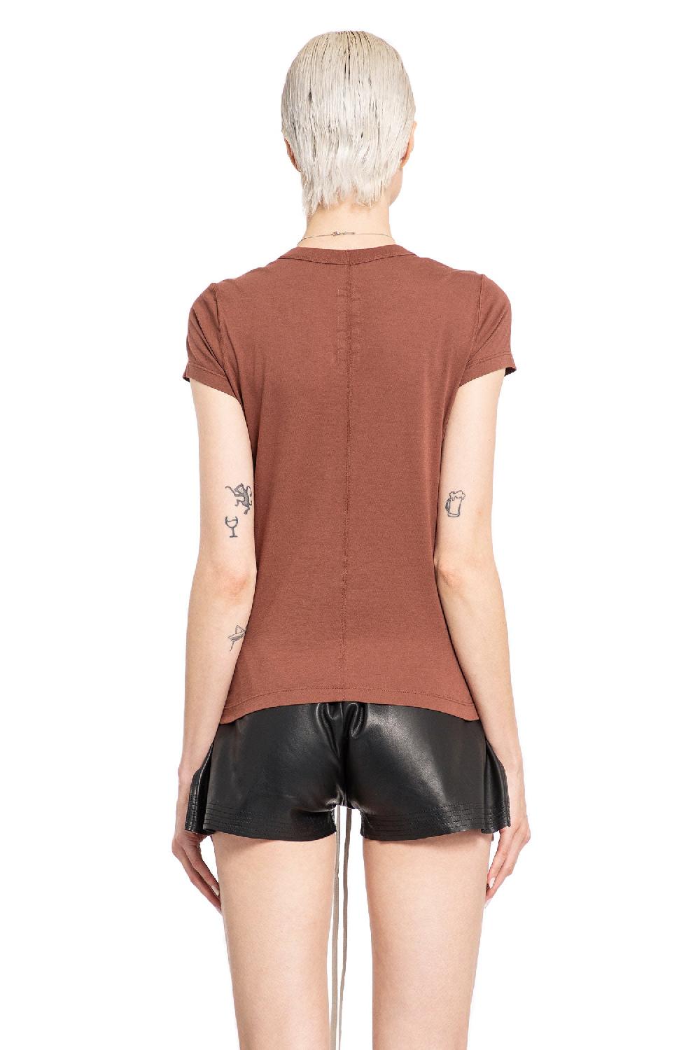 Antonioli RICK OWENS WOMAN BROWN T-SHIRTS & TANK TOPS