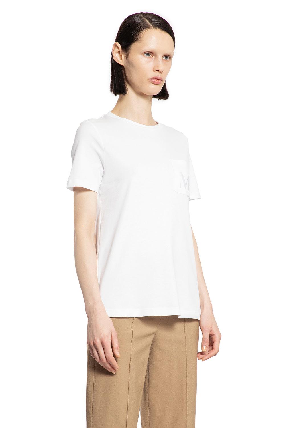 Antonioli S MAX MARA WOMAN WHITE T-SHIRTS & TANK TOPS
