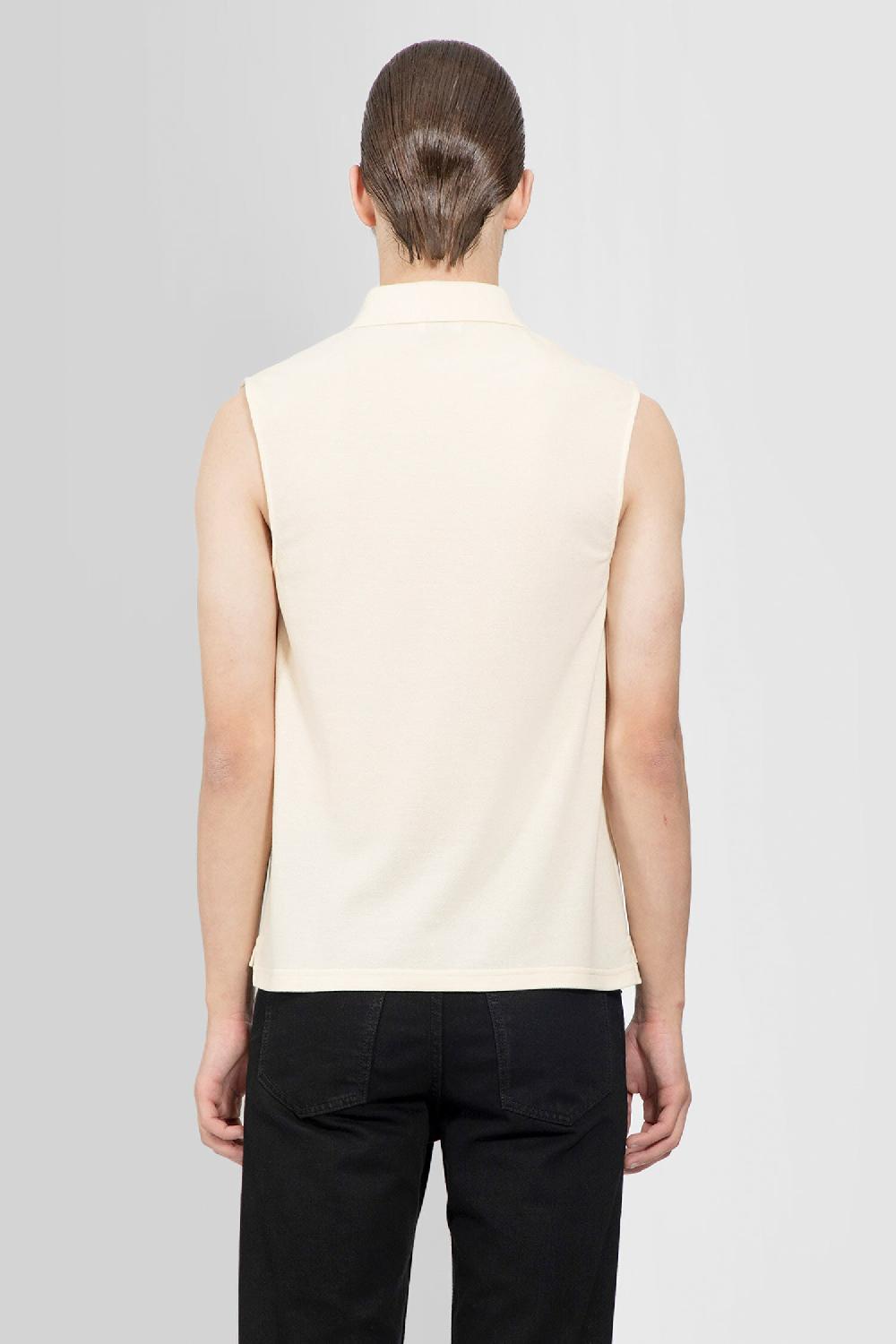 Antonioli SAINT LAURENT MAN BEIGE T-SHIRTS & TANK TOPS