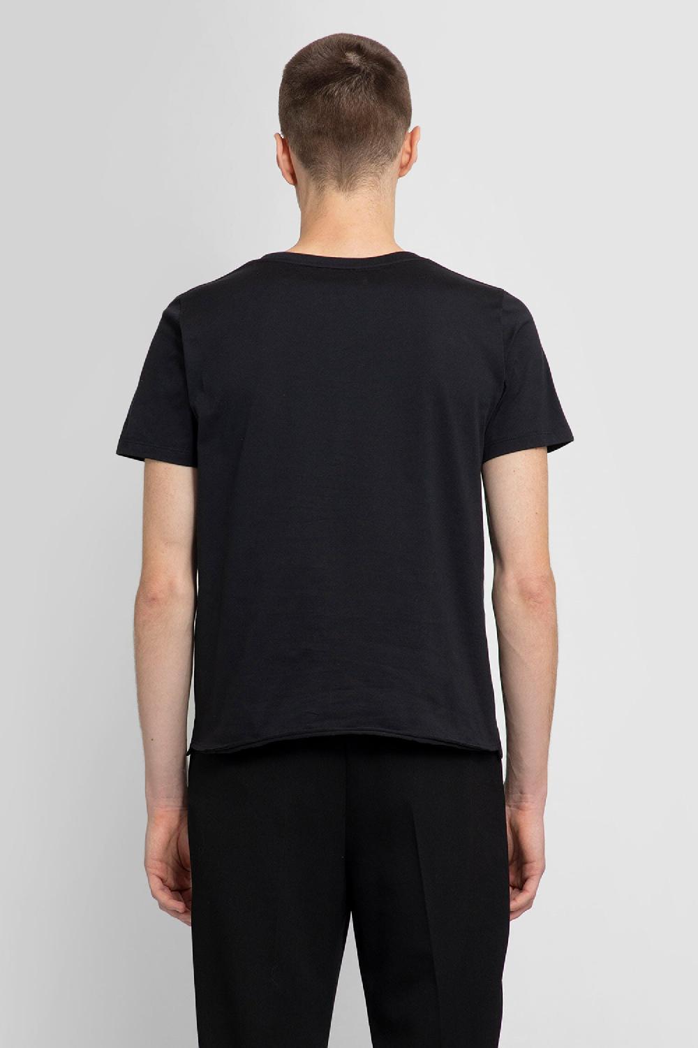 Antonioli SAINT LAURENT MAN BLACK T-SHIRTS & TANK TOPS