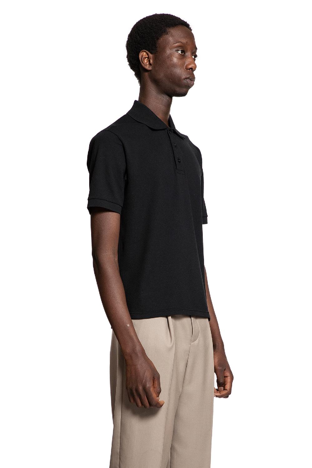 Antonioli SAINT LAURENT MAN BLACK T-SHIRTS & TANK TOPS