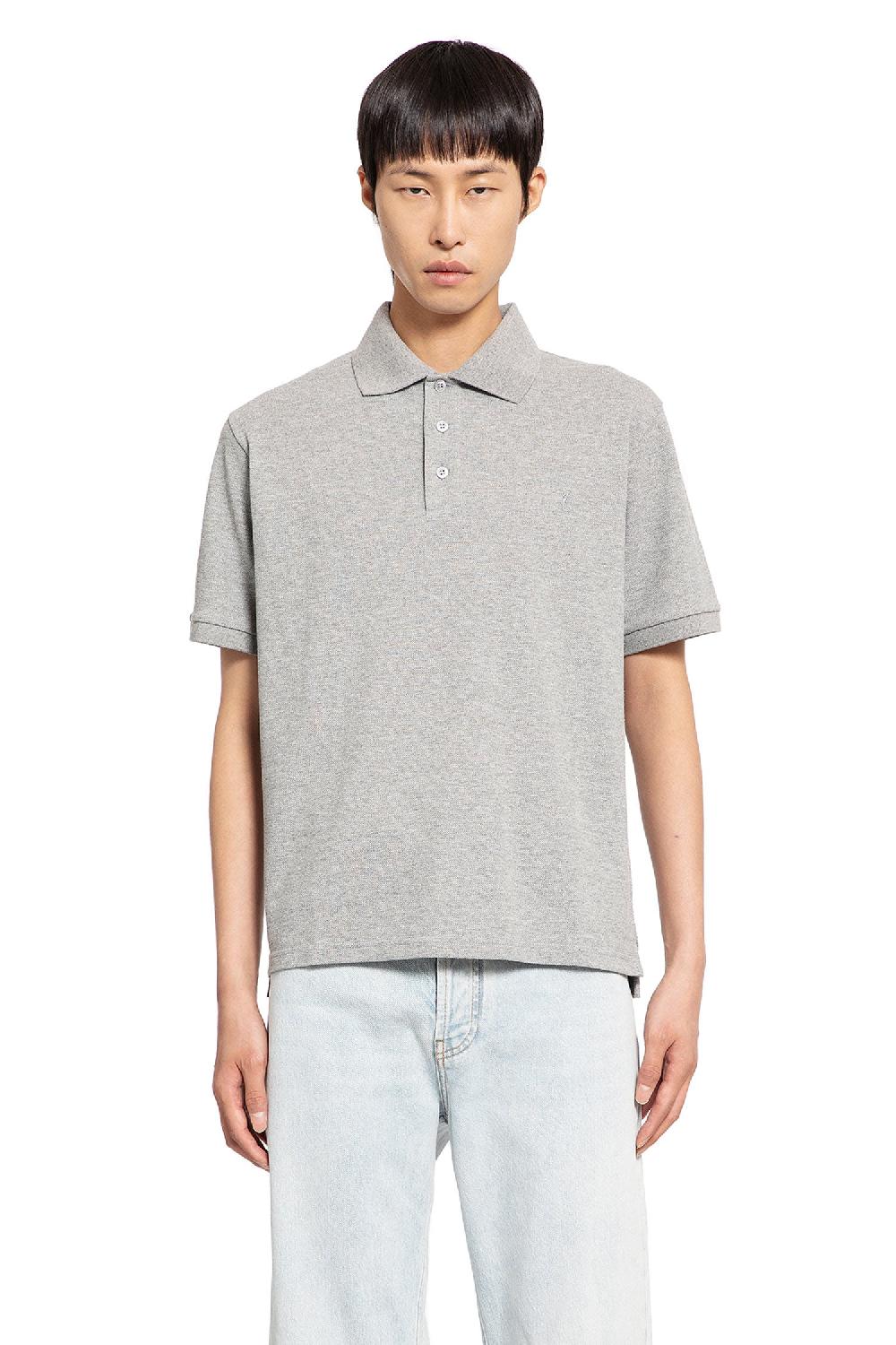 Antonioli SAINT LAURENT MAN GREY T-SHIRTS & TANK TOPS