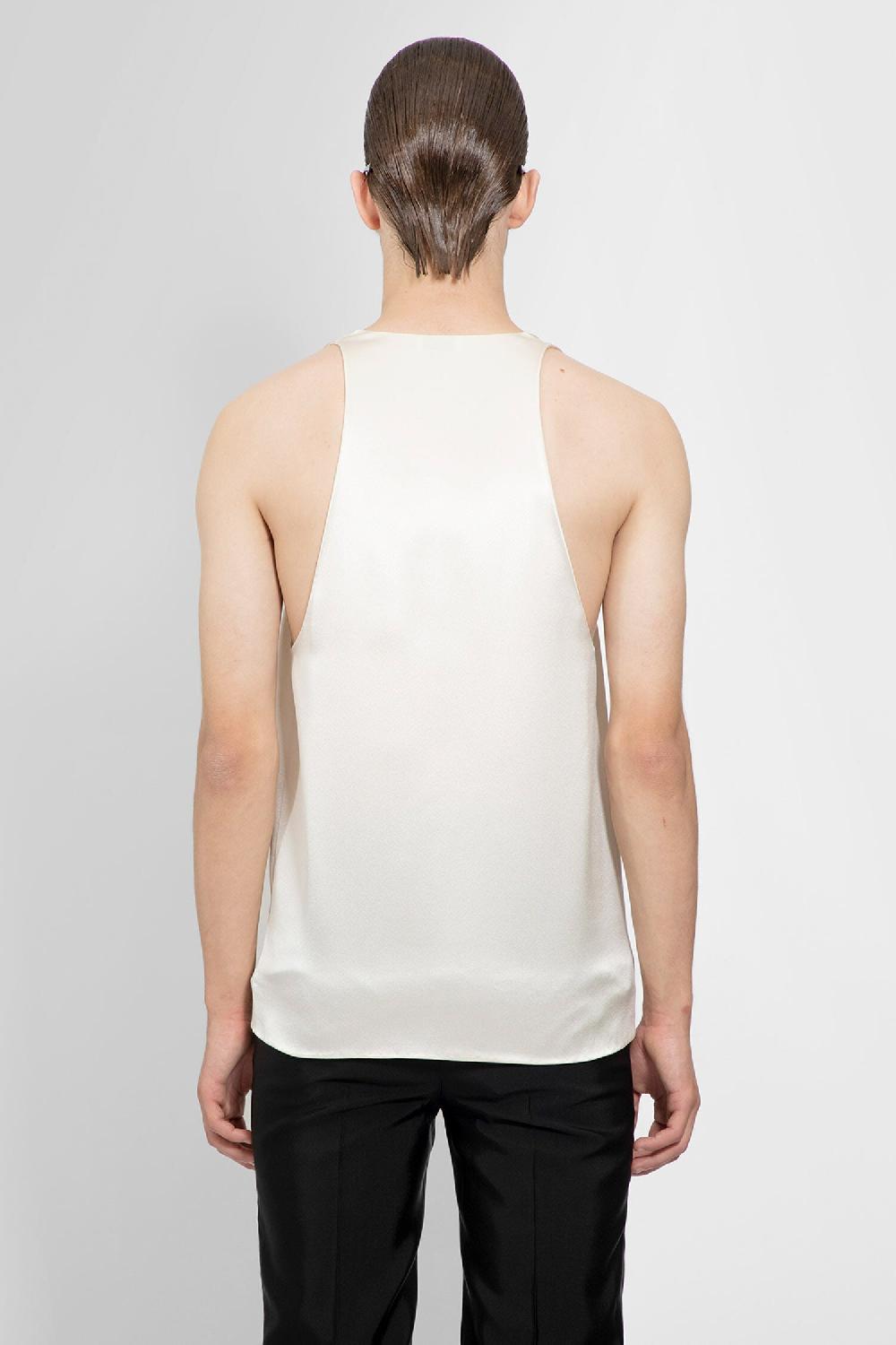 Antonioli SAINT LAURENT MAN WHITE T-SHIRTS & TANK TOPS