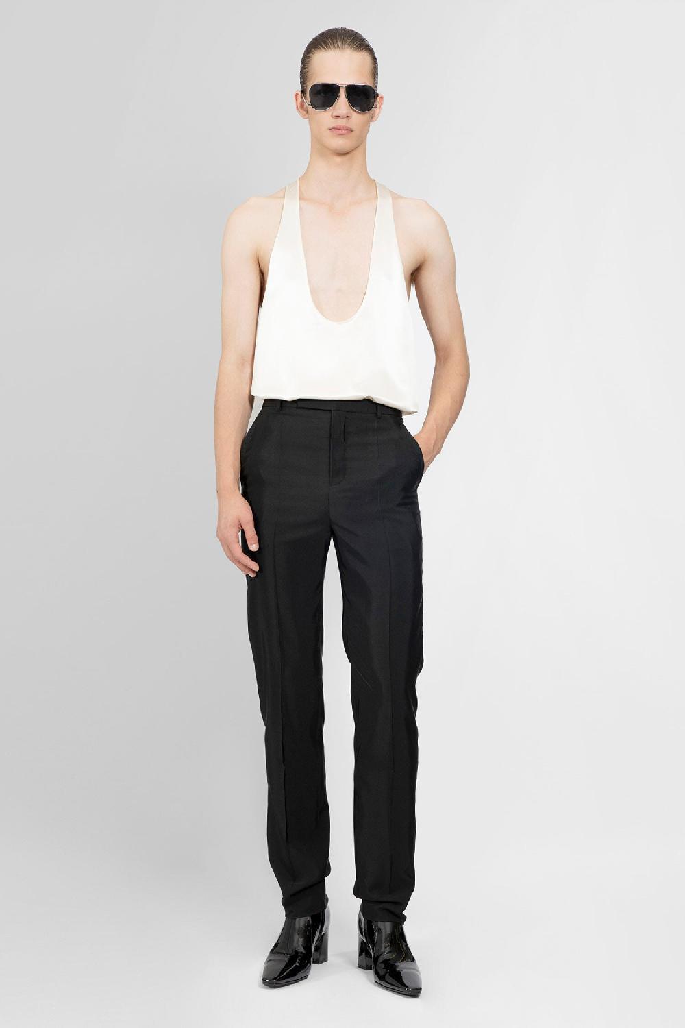 Antonioli SAINT LAURENT MAN WHITE T-SHIRTS & TANK TOPS