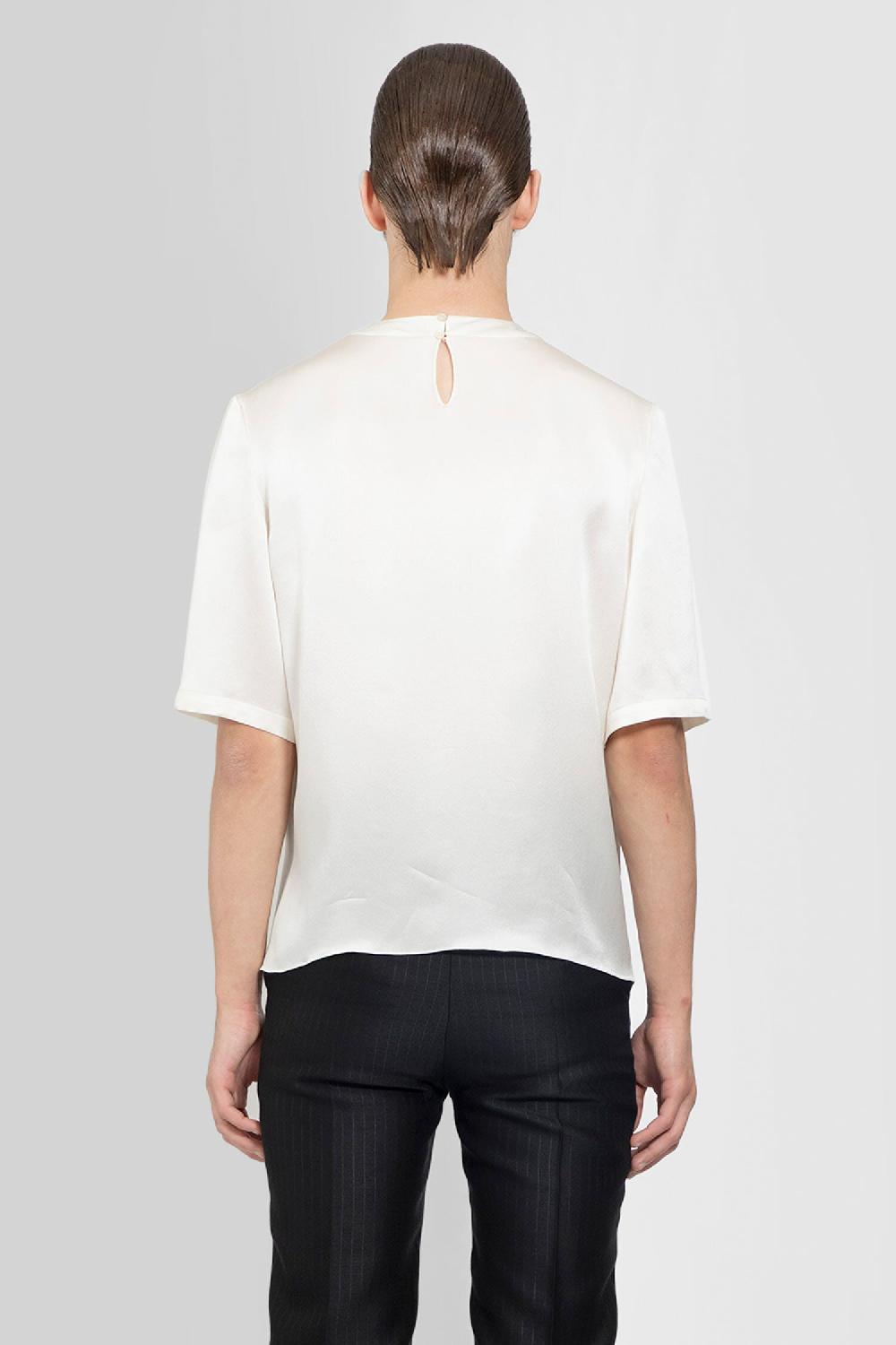 Antonioli SAINT LAURENT MAN WHITE T-SHIRTS & TANK TOPS