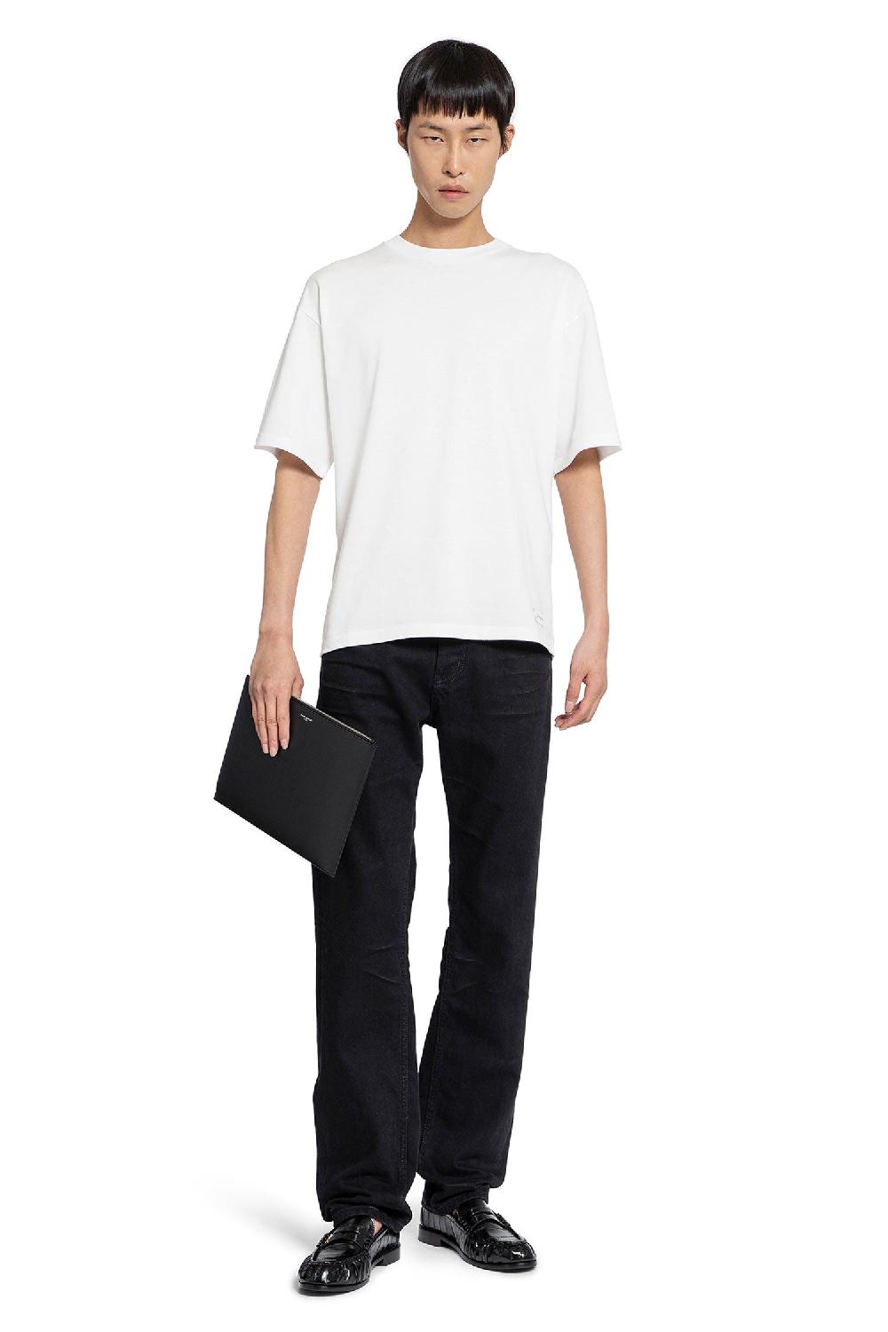 Antonioli SAINT LAURENT MAN WHITE T-SHIRTS & TANK TOPS