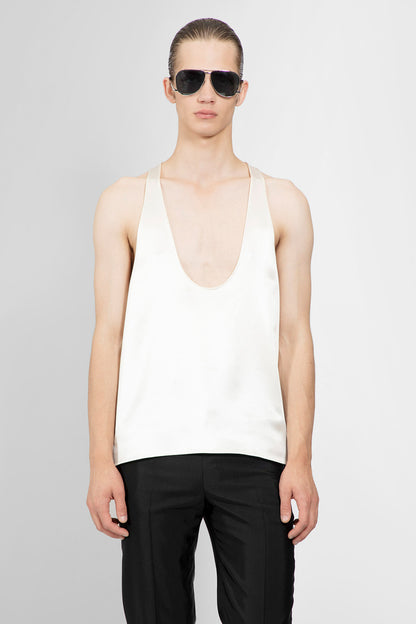 Antonioli SAINT LAURENT MAN WHITE T-SHIRTS & TANK TOPS