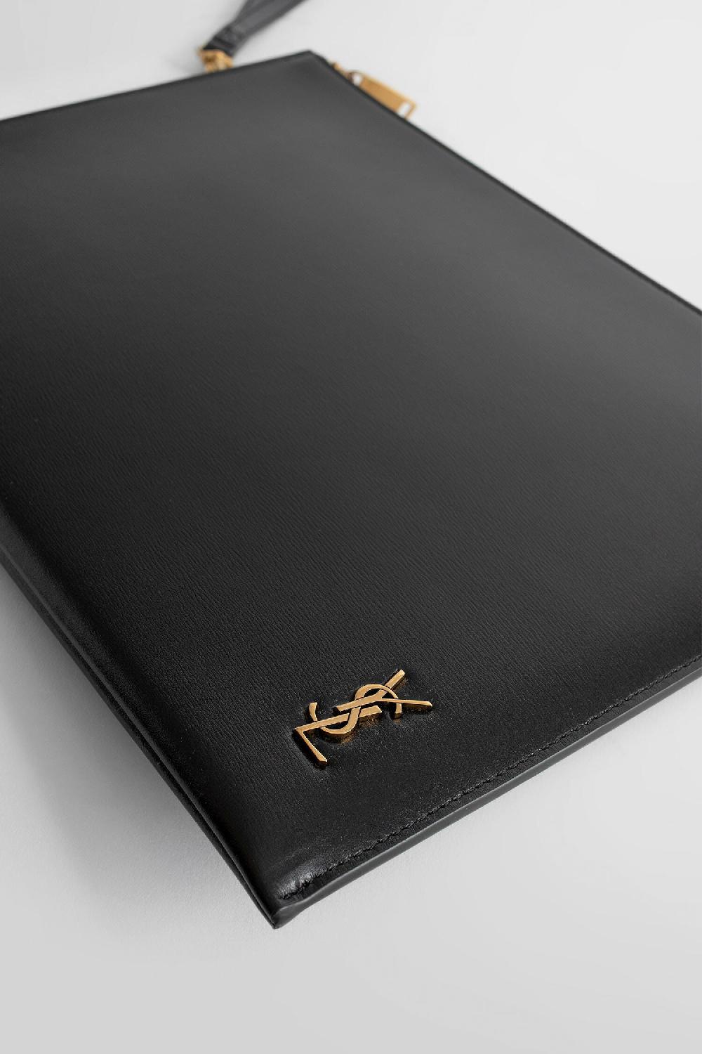 Antonioli SAINT LAURENT UNISEX BLACK CLUTCHES & POUCHES