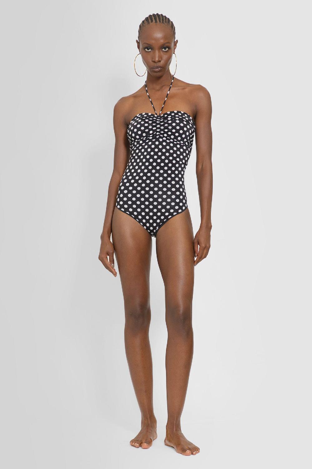 Antonioli SAINT LAURENT WOMAN BLACK&WHITE BODYSUITS