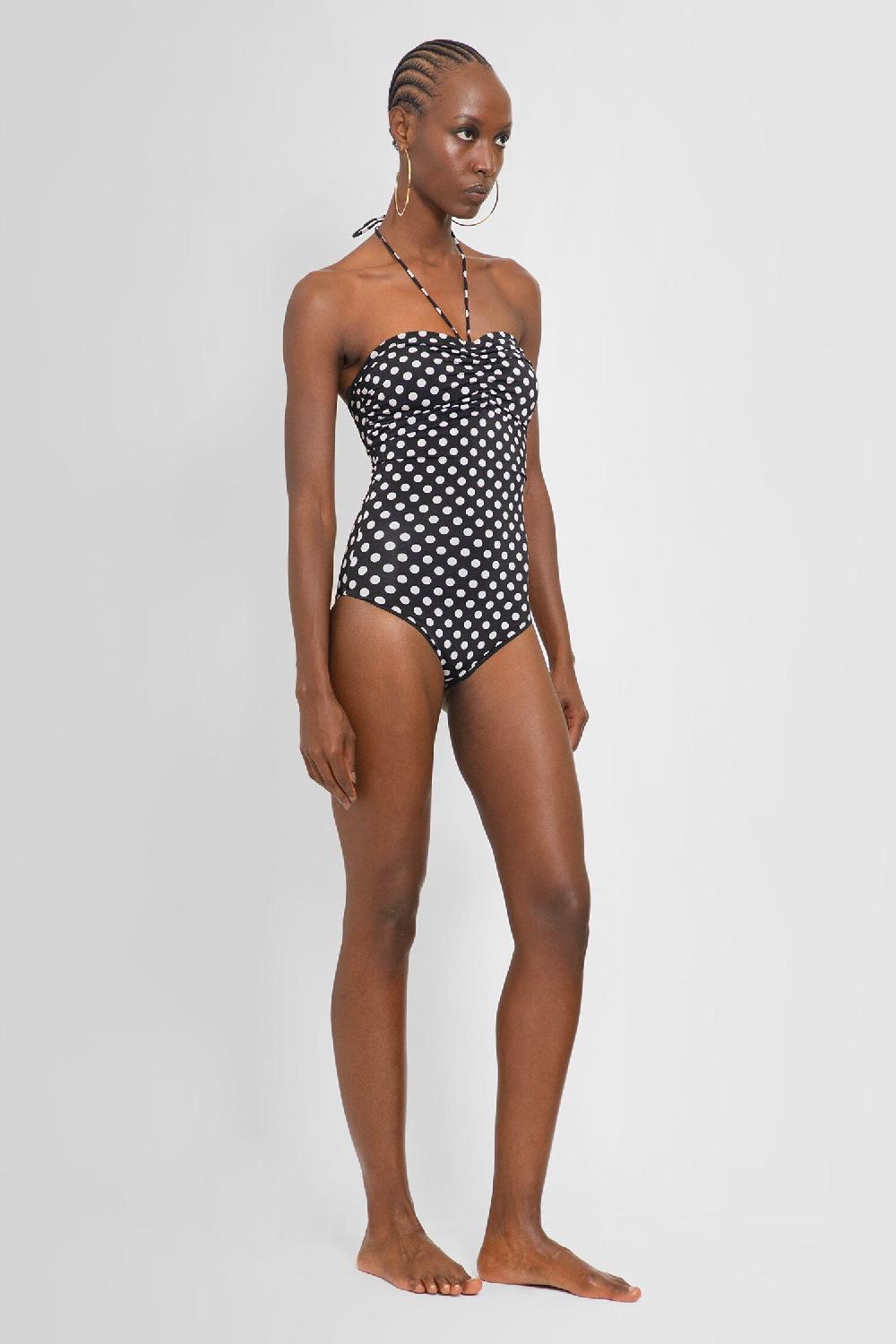 Antonioli SAINT LAURENT WOMAN BLACK&WHITE BODYSUITS