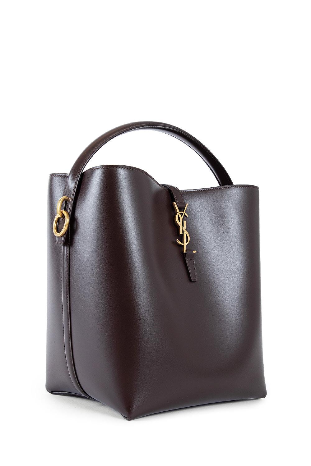 Antonioli SAINT LAURENT WOMAN BROWN TOP HANDLE BAGS