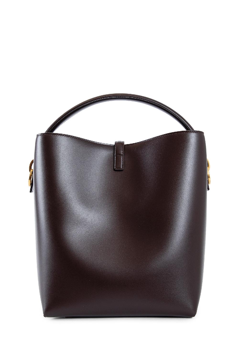 Antonioli SAINT LAURENT WOMAN BROWN TOP HANDLE BAGS