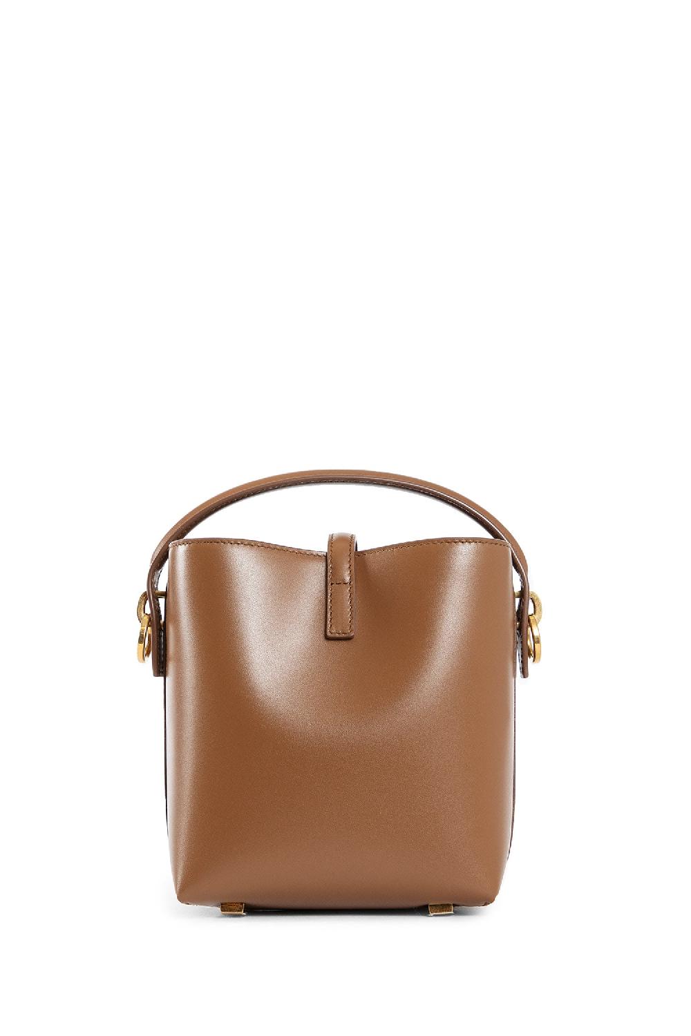 Antonioli SAINT LAURENT WOMAN BROWN TOP HANDLE BAGS