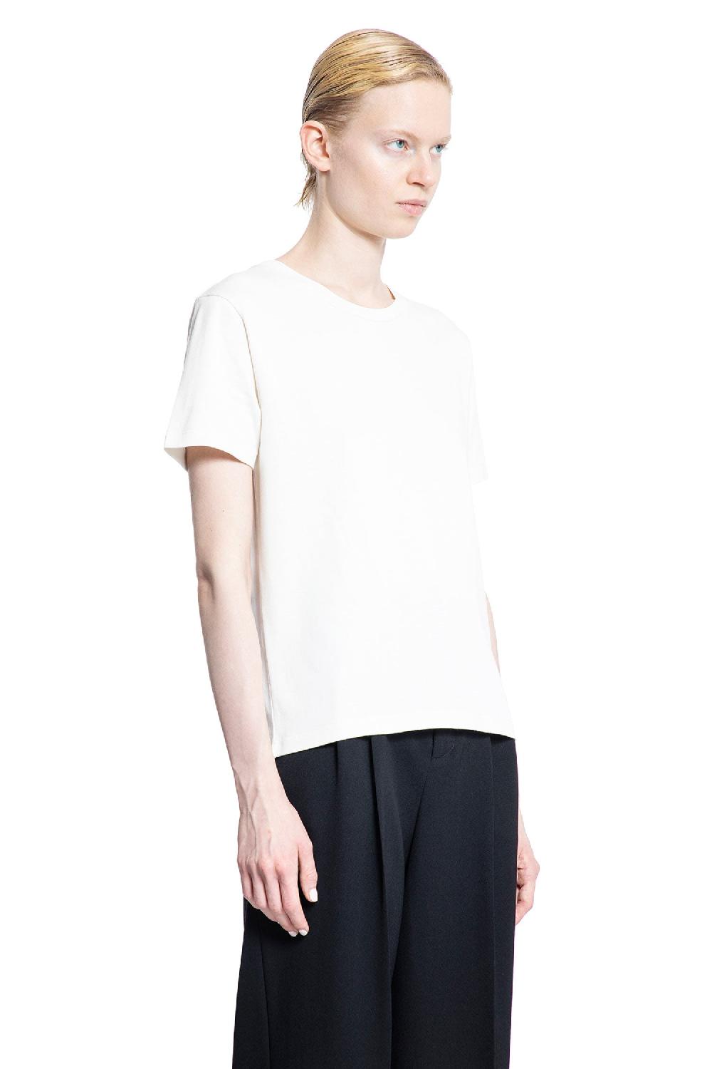 Antonioli SAINT LAURENT WOMAN WHITE T-SHIRTS & TANK TOPS