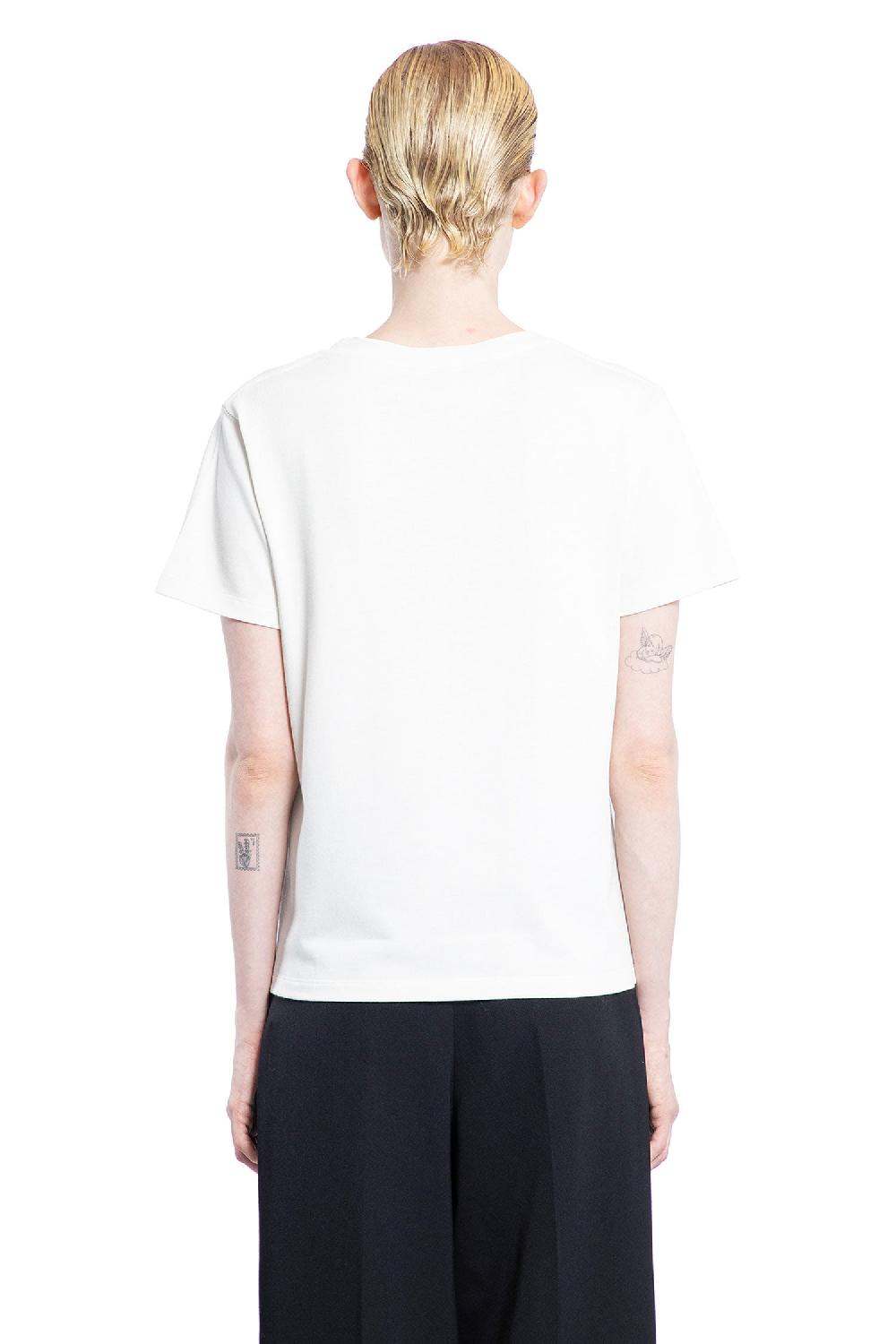 Antonioli SAINT LAURENT WOMAN WHITE T-SHIRTS & TANK TOPS
