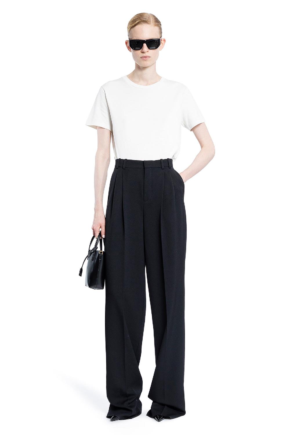 Antonioli SAINT LAURENT WOMAN WHITE T-SHIRTS & TANK TOPS