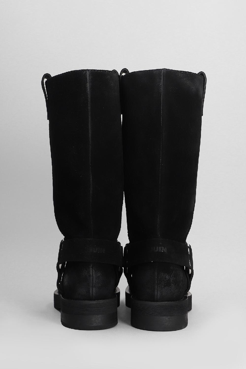 Deliberti 3Juin Tronchetti Tacco Basso Demi 020 In Camoscio Nero Cod. 404670 - Deliberti The Luxury Shopping