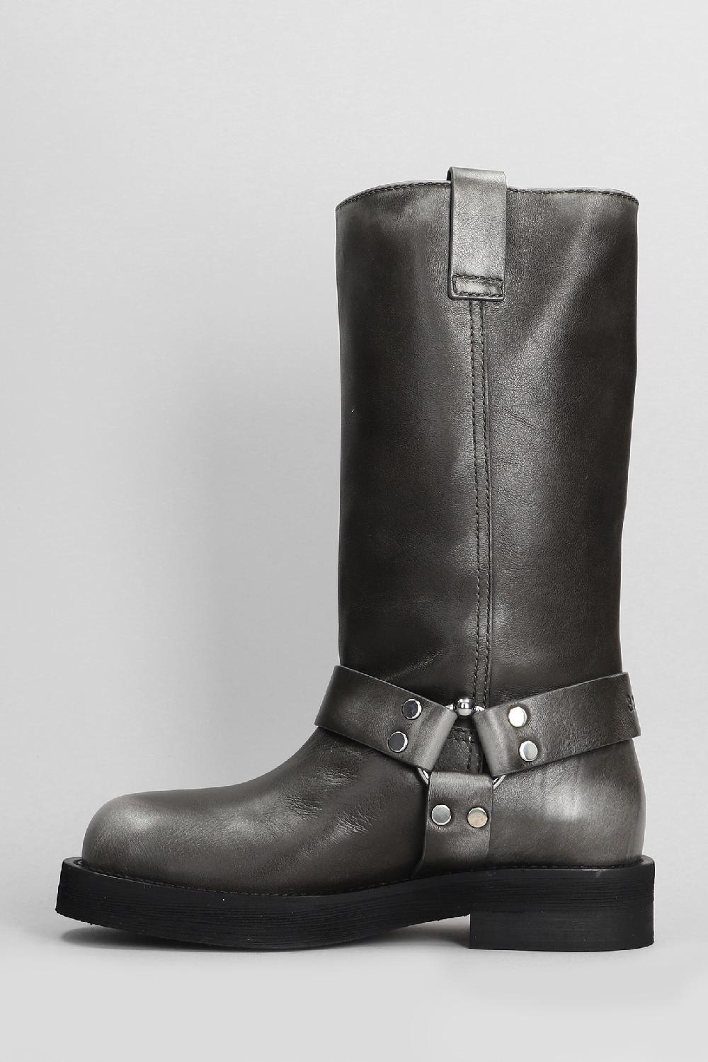 Deliberti 3Juin Tronchetti Tacco Basso Demi 020 In Pelle Nera Cod. 404666 - Deliberti The Luxury Shopping