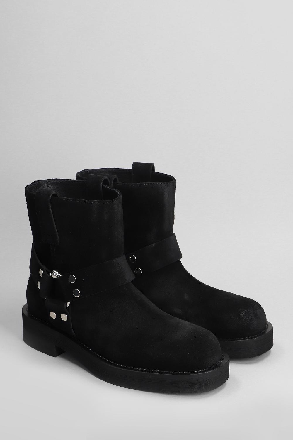 Deliberti 3Juin Tronchetti Tacco Basso Steve 020 In Camoscio Nero Cod. 404671 - Deliberti The Luxury Shopping