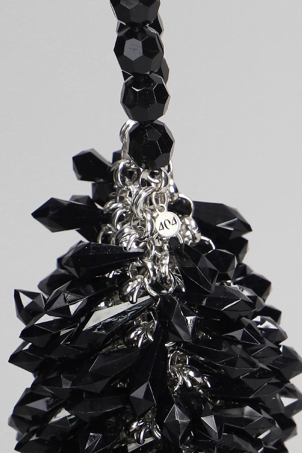 Deliberti 404 Suite Borsa A Mano In Lega Metallica Nera Cod. 403511 - Deliberti The Luxury Shopping