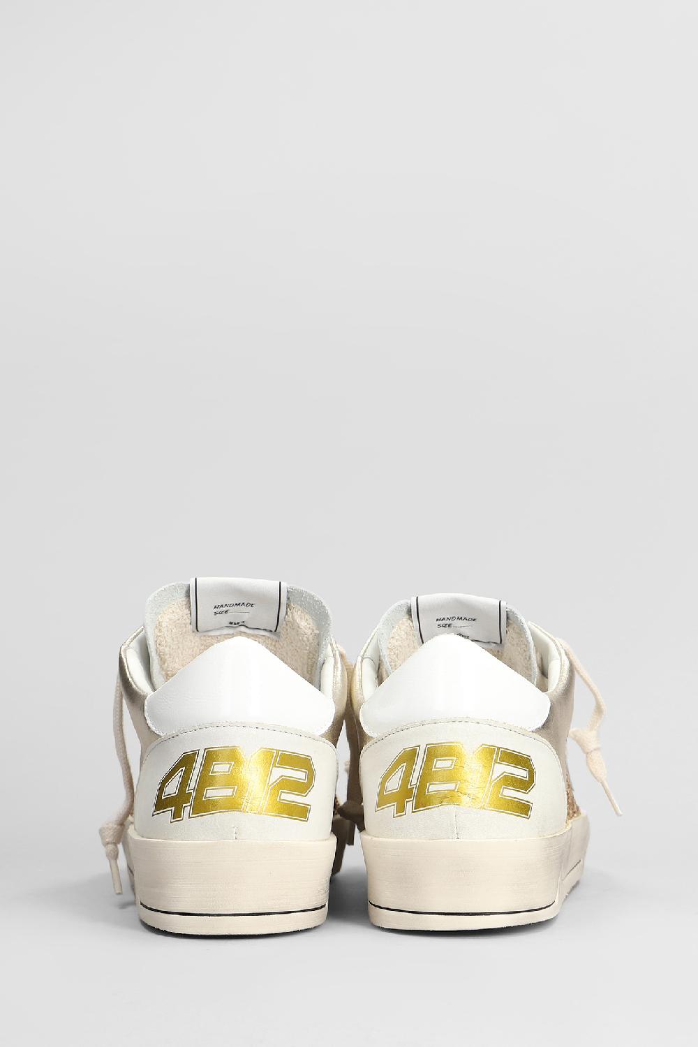 Deliberti 4B12 Sneakers Kyle In Pelle Bianca Cod. 407372 - Deliberti The Luxury Shopping