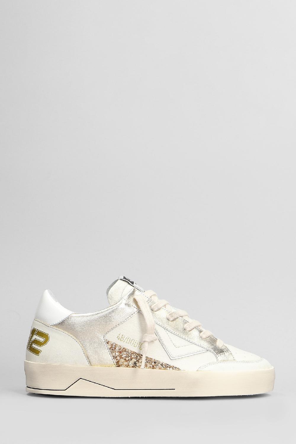 Deliberti 4B12 Sneakers kyle in pelle bianca cod. 407372 - Deliberti The Luxury Shopping