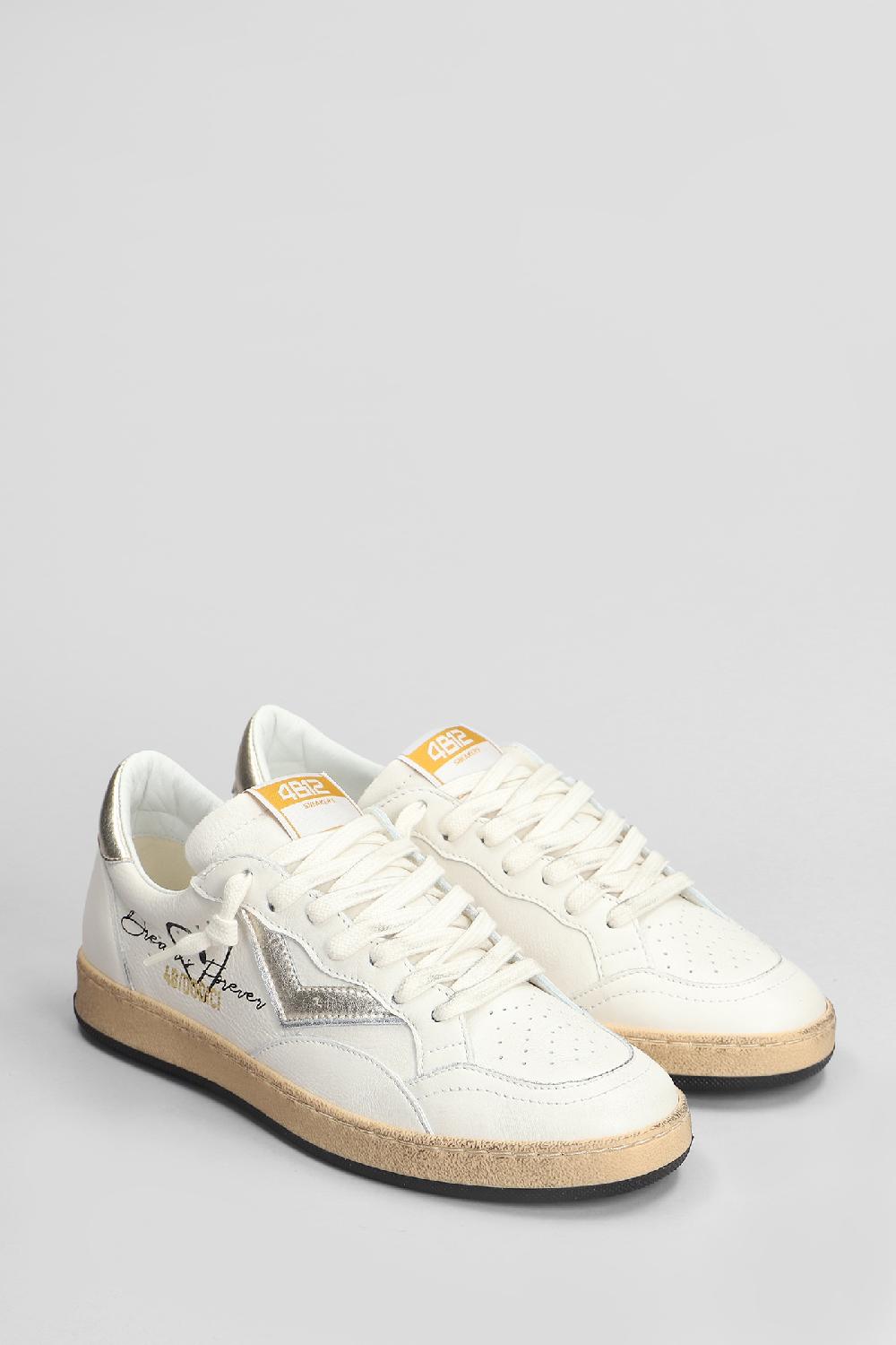 Deliberti 4B12 Sneakers Play New In Pelle Bianca Cod. 407374 - Deliberti The Luxury Shopping