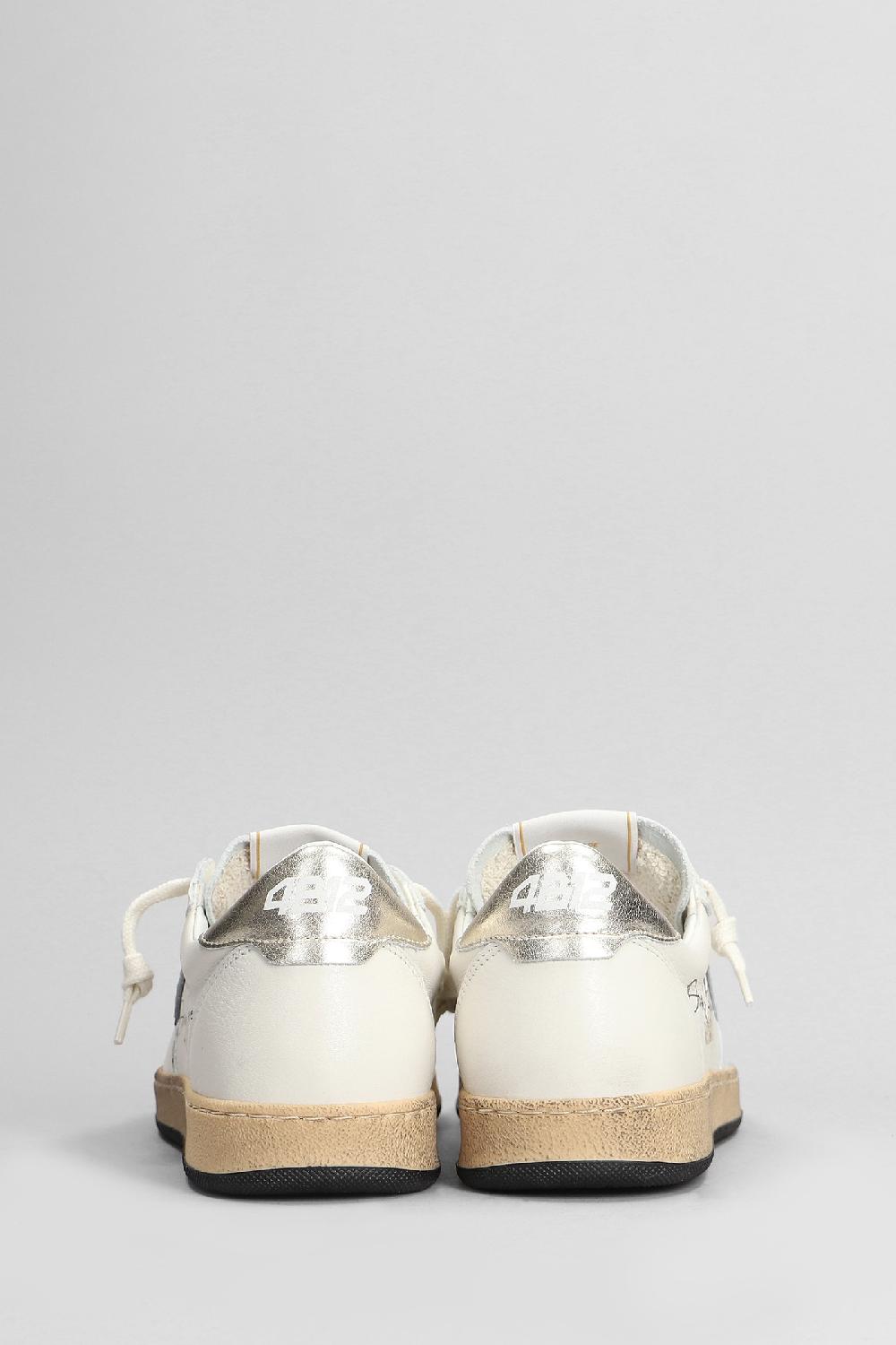 Deliberti 4B12 Sneakers Play New In Pelle Bianca Cod. 407374 - Deliberti The Luxury Shopping