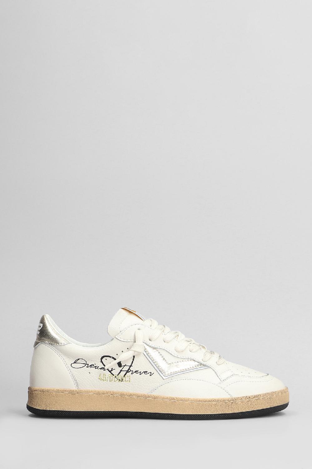 Deliberti 4B12 Sneakers play new in pelle bianca cod. 407374 - Deliberti The Luxury Shopping