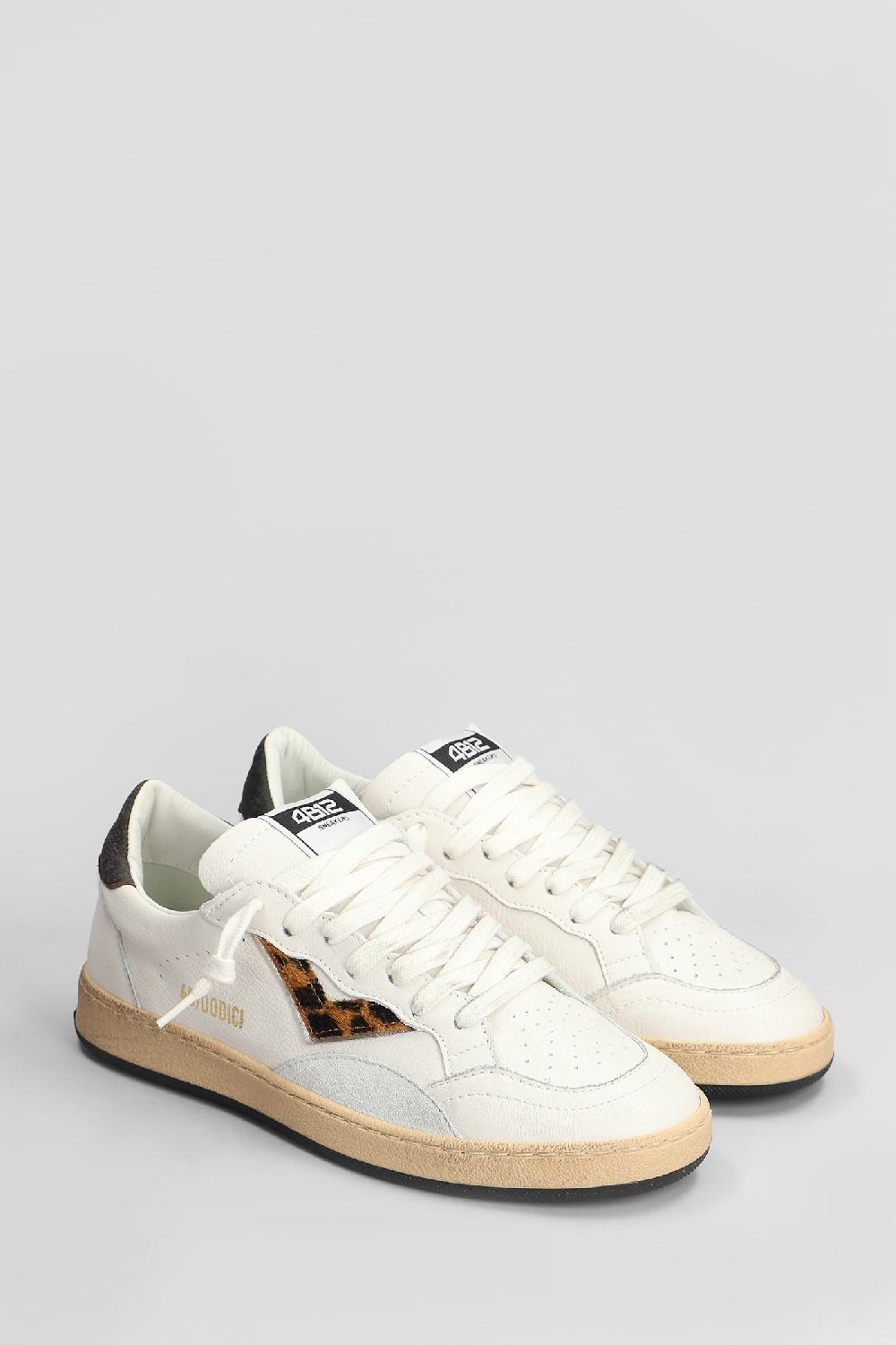 Deliberti 4B12 Sneakers Play New In Pelle Bianca Cod. 409033 - Deliberti The Luxury Shopping