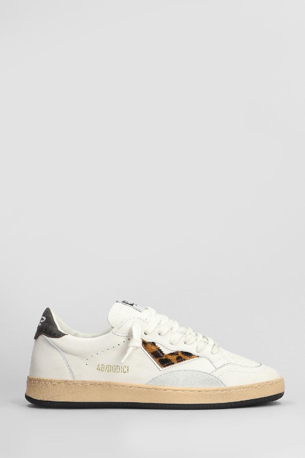 Deliberti 4B12 Sneakers play new in pelle bianca cod. 409033 - Deliberti The Luxury Shopping