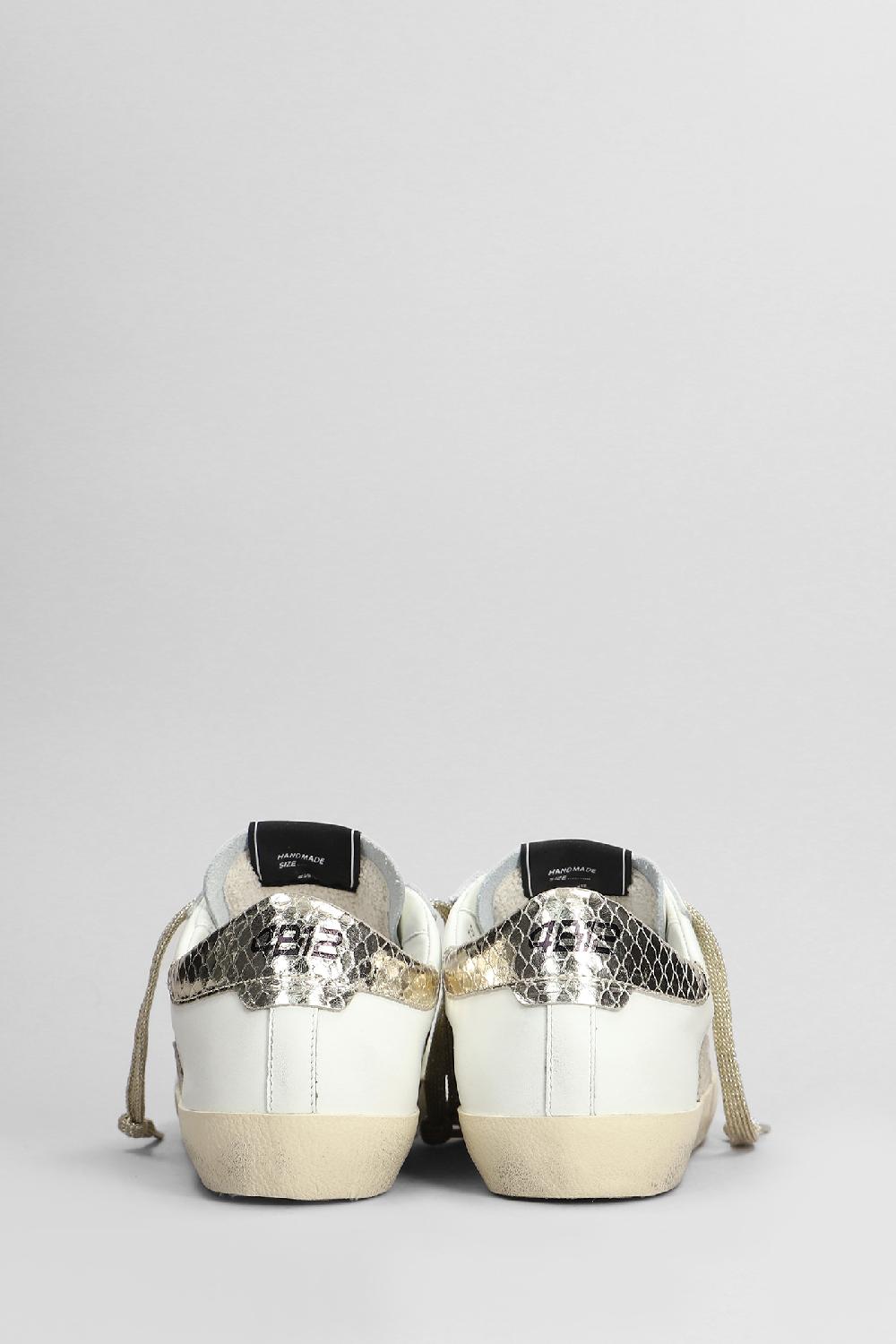 Deliberti 4B12 Sneakers Suprime In Pelle Bianca Cod. 407377 - Deliberti The Luxury Shopping