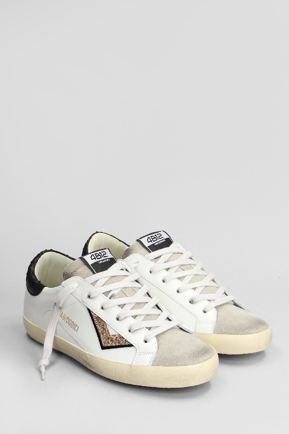 Deliberti 4B12 Sneakers Suprime In Pelle Bianca Cod. 407378 - Deliberti The Luxury Shopping