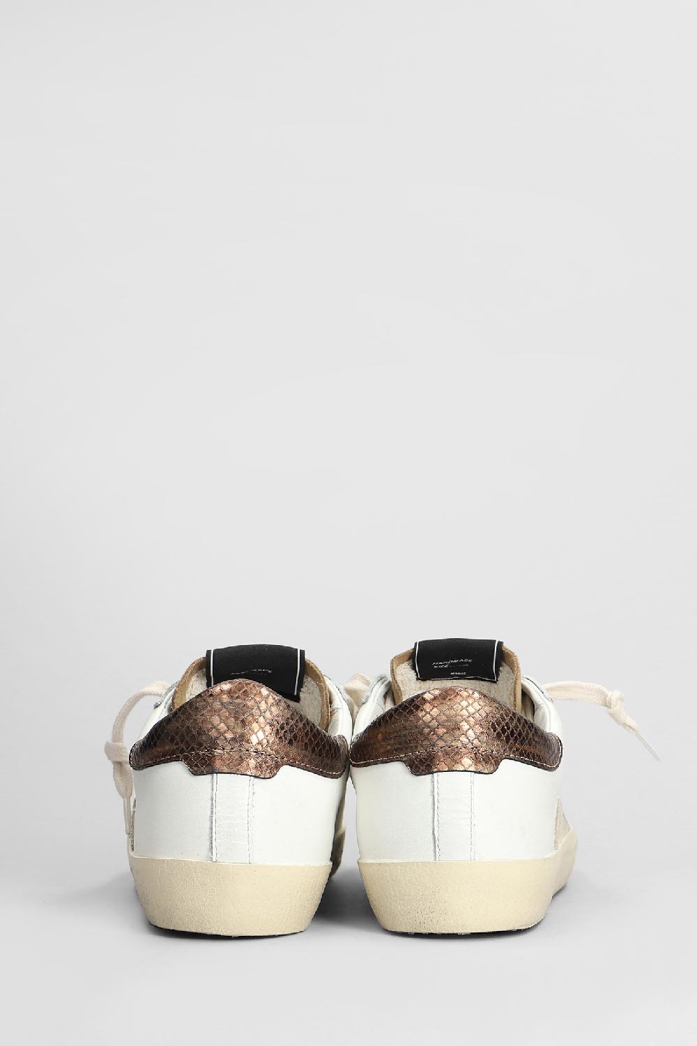 Deliberti 4B12 Sneakers Suprime In Pelle E Camoscio Bianco Cod. 407376 - Deliberti The Luxury Shopping