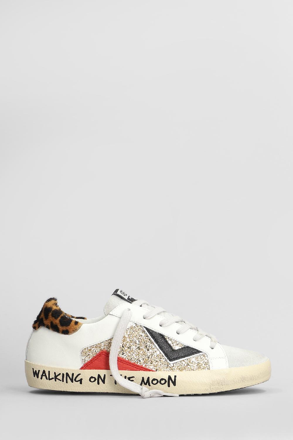 Deliberti 4B12 Sneakers suprime in pelle e camoscio bianco cod. 407375 - Deliberti The Luxury Shopping