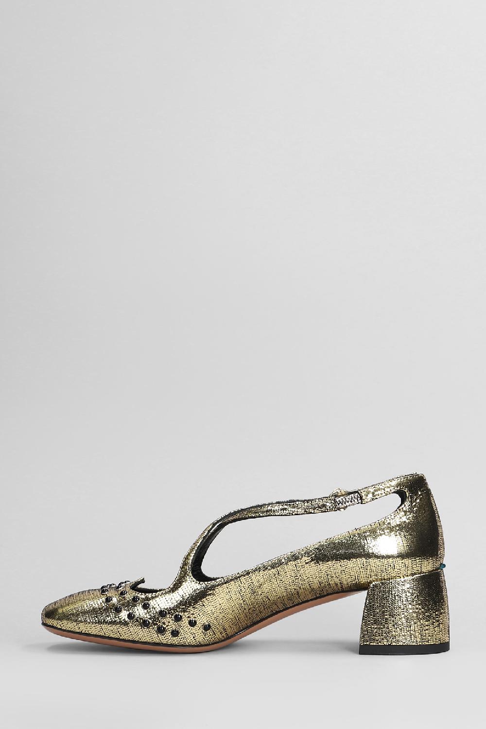 Deliberti A.Bocca Decollete In Pelle Oro Cod. 406678 - Deliberti The Luxury Shopping