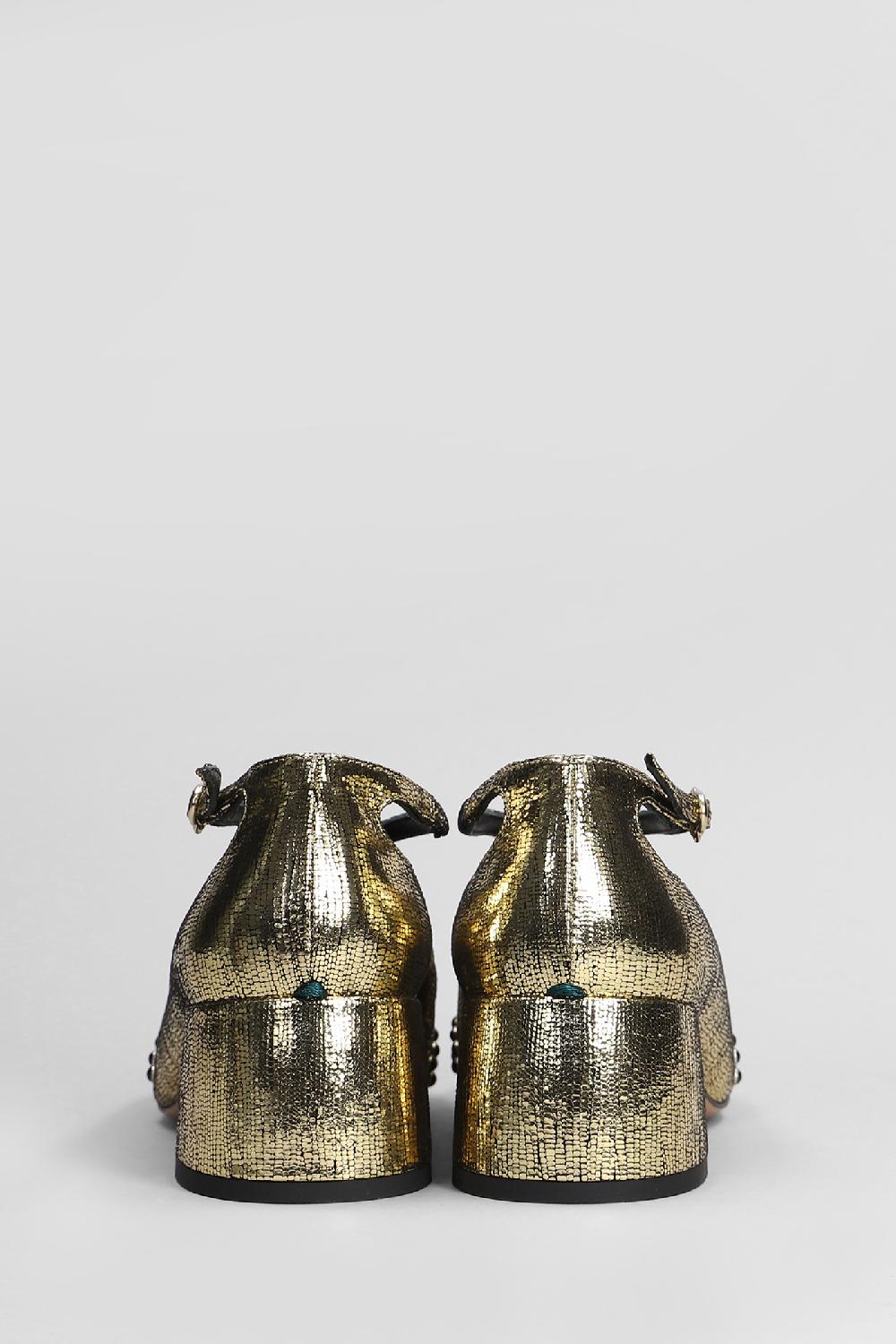 Deliberti A.Bocca Decollete In Pelle Oro Cod. 406678 - Deliberti The Luxury Shopping