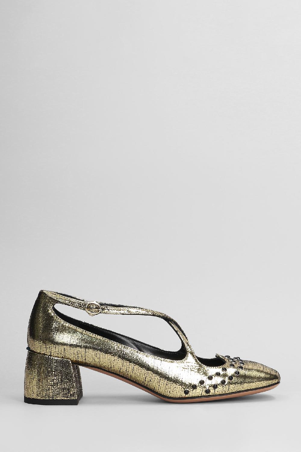 Deliberti A.Bocca Decollete in pelle oro cod. 406678 - Deliberti The Luxury Shopping