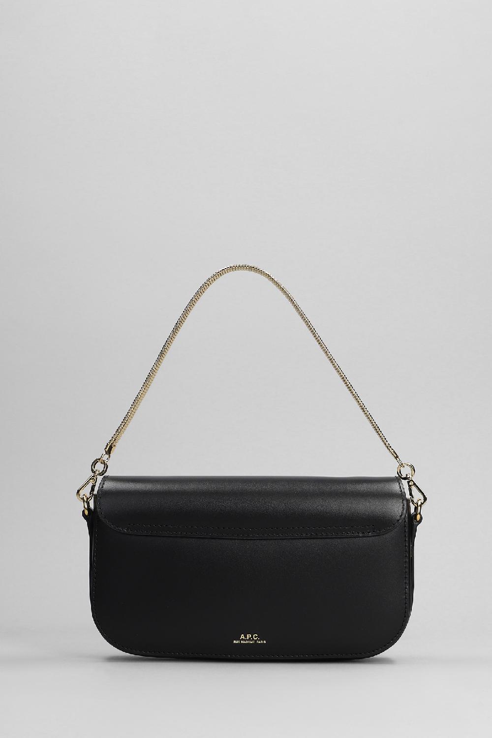 Deliberti A.P.C. Borsa A Spalla Clutch Grace In Pelle Nera Cod. 396437 - Deliberti The Luxury Shopping