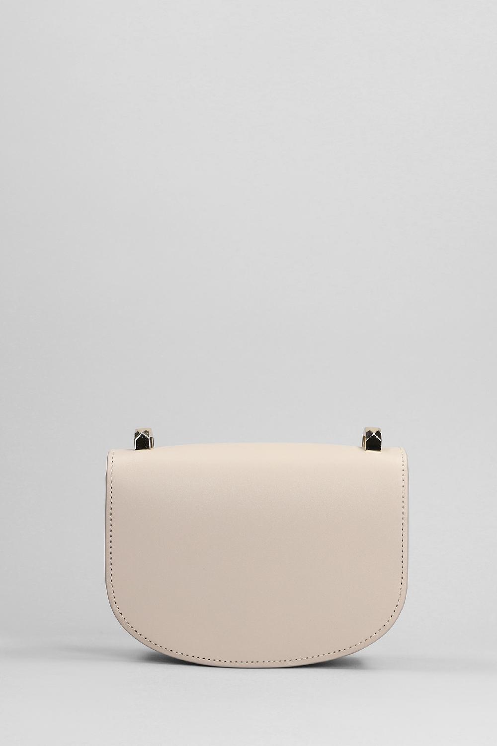 Deliberti A.P.C. Borsa A Spalla Geneve Mini In Pelle Beige Cod. 396431 - Deliberti The Luxury Shopping