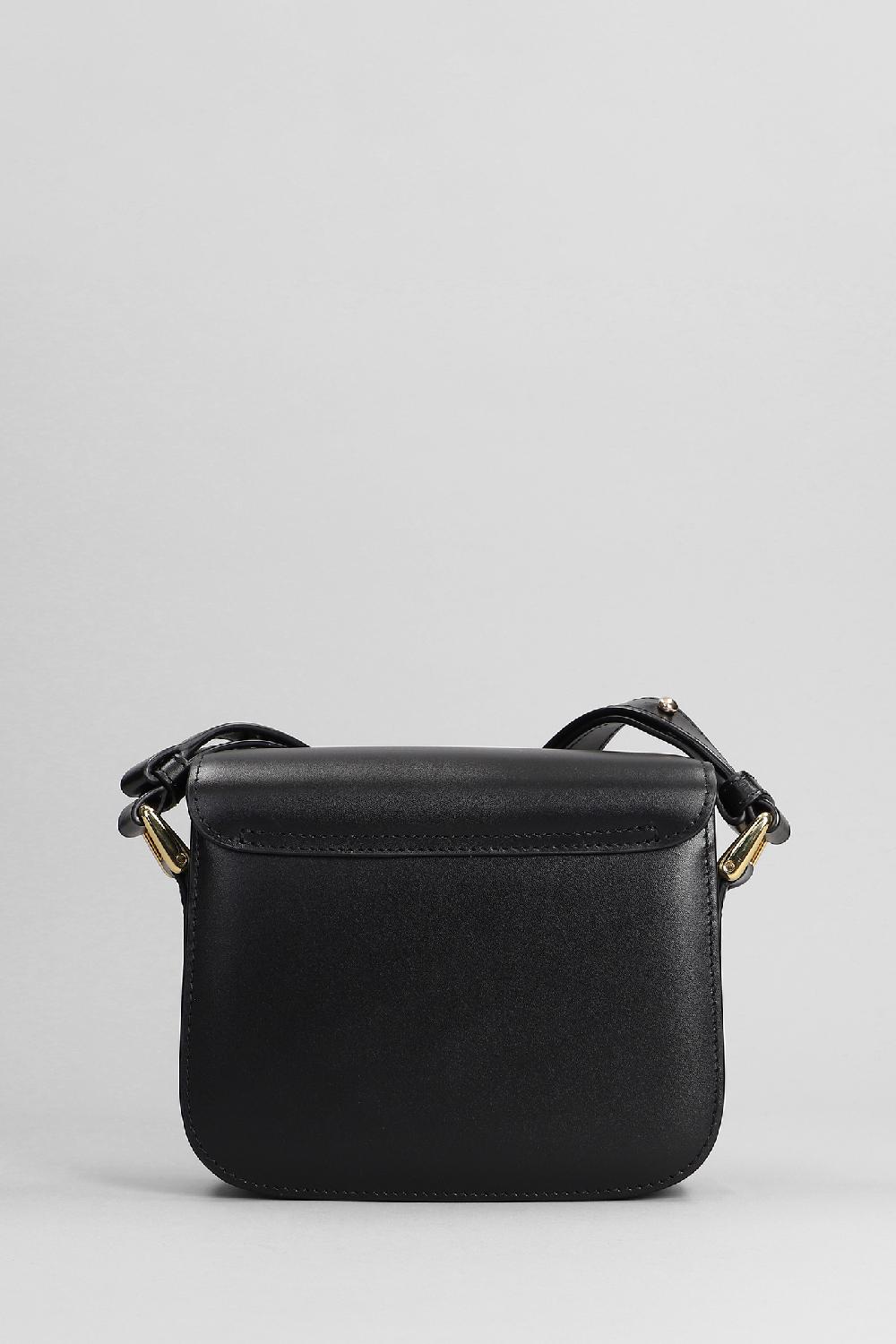 Deliberti A.P.C. Borsa A Spalla Grace Mini In Pelle Nera Cod. 396434 - Deliberti The Luxury Shopping
