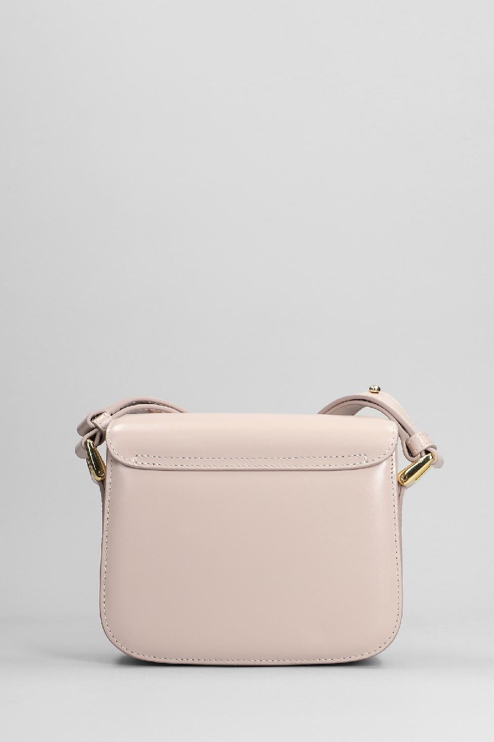 Deliberti A.P.C. Borsa A Spalla Grace Mini In Pelle Rosa Cod. 396433 - Deliberti The Luxury Shopping